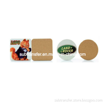 Sublimation MDF Hardwood Coaster/with Cork Back Coaster